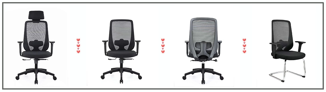 Foshan Office Furniture Factory Lumbar Support Mesh Swivel Boss Manger Chair