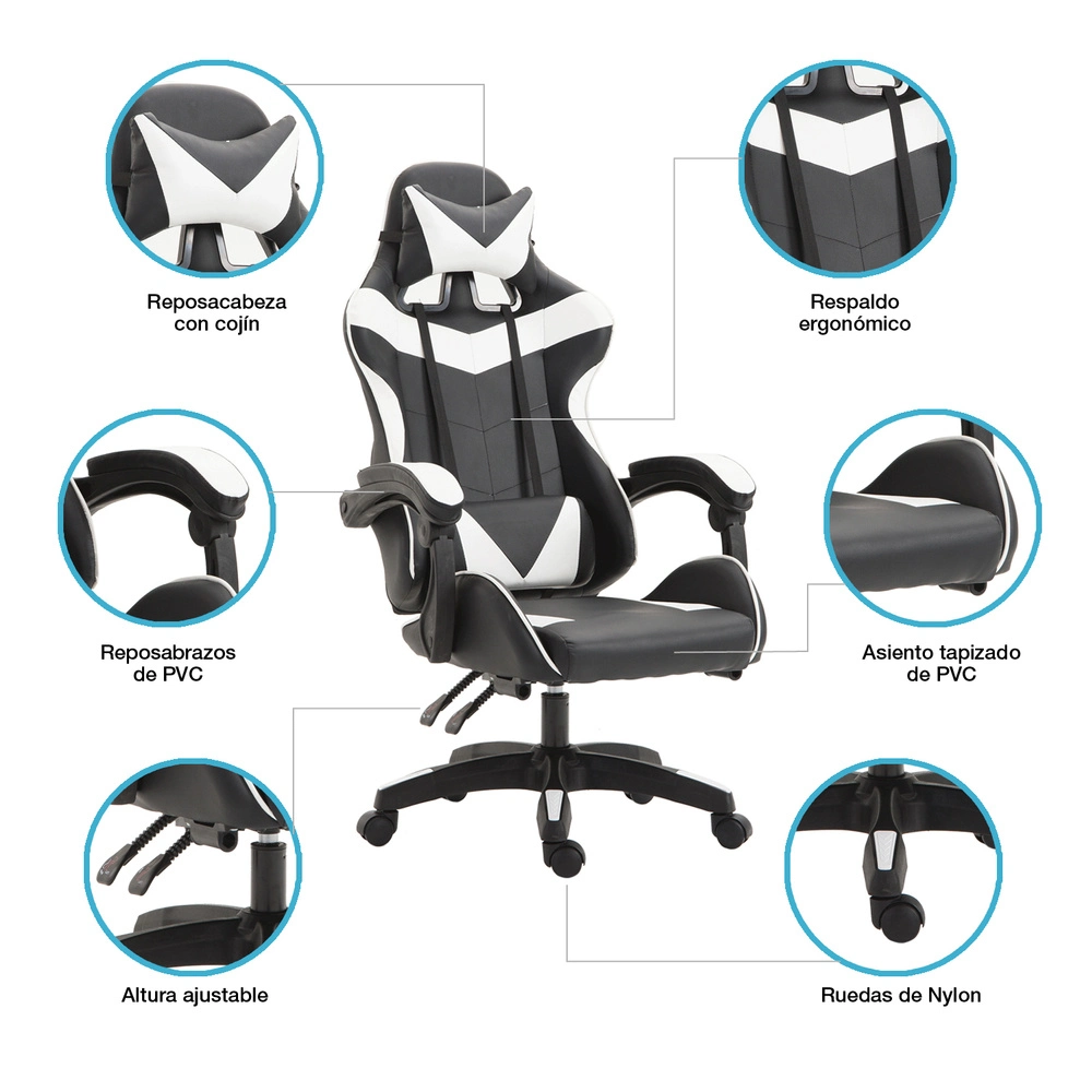 Wholesale OEM Best Ergonomic Reclining Swivel PC Racing Gaming Chair for Gamer