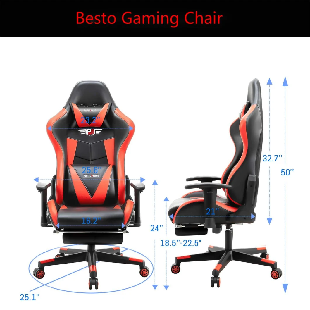 Colorful Reclining Gamer Chair RGB Massage Gaming Chair Office Furniture Gaming Chair Mdoern Furniture