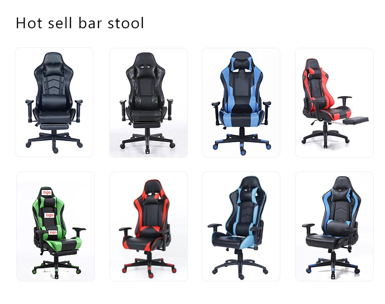 High Back Ergonomic Swivel PC Computer Gamer Gaming Chairs with Footrest