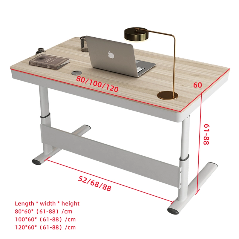Manual Adjustable Height Home Sit Stand Computer Gaming Desk