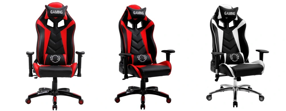 Ergonomic Gaming Chair with Footrest, Professional Gamer Design Home Office Computer Executive Swivel Racing Chair
