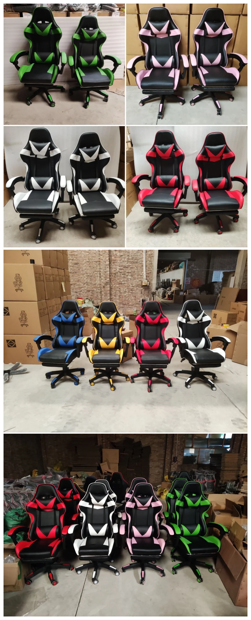 Wholesale OEM Best Ergonomic Reclining Swivel PC Racing Gaming Chair for Gamer