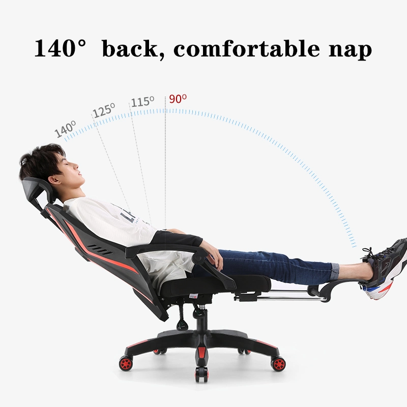 Factory Cheap Price Swivel PC Racing Computer Reclining Silla Gamer Office Gaming Chair with Footrest