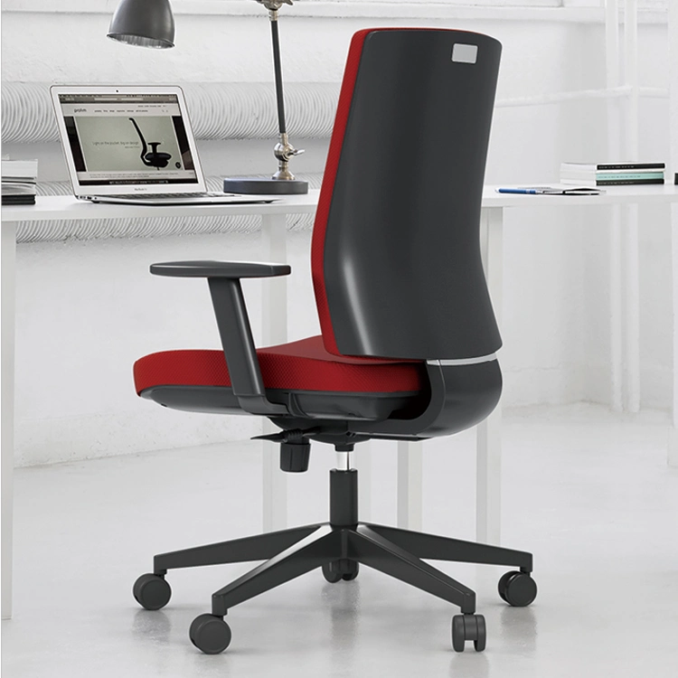Office Furniture Luxury Red Seating Sliding Computer Executive Office Chair with Arm