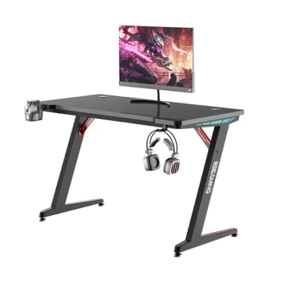 Light Luxury Computer Gaming Desk Solid Metal Desk Adjustable PC Desk Desktop