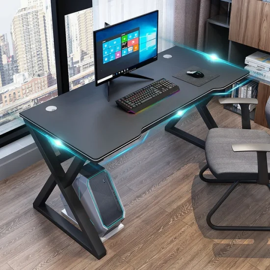 Modern Home Office Gaming Furniture Laptop Stand Table MDF Wooden Office Computer Desk for Living Room Bedroom