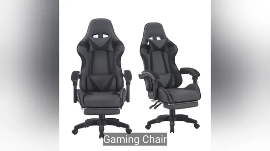 Factory Cheap Price Swivel PC Racing Computer Reclining Silla Gamer Office Gaming Chair with Footrest