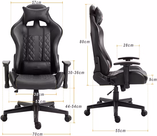 Most Popular Recliner Racing Computer PC Gaming Chair with Armrest
